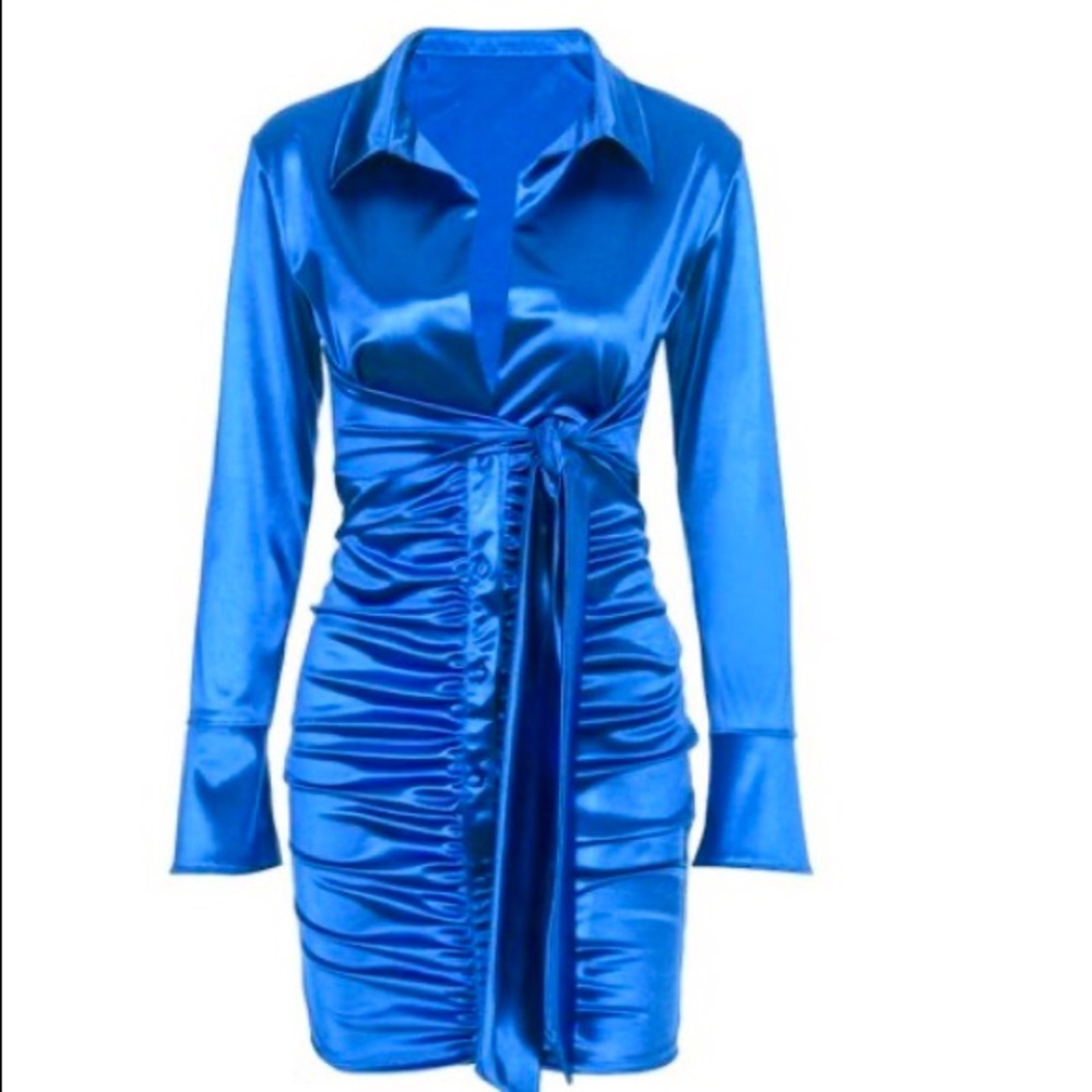 Brand New Satin Royal Dress